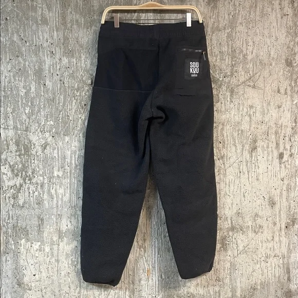 THE NORTH FACE Unisex X Undercover Soukuu Fleece Pants Size MS/WM In Black - Picture 3 of 7